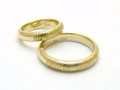 золотые обручальные кольца с отпечатками пальцев