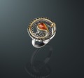 Серебряное кольцо 71131089 с янтарем - Ювелирный магазин Fleppy